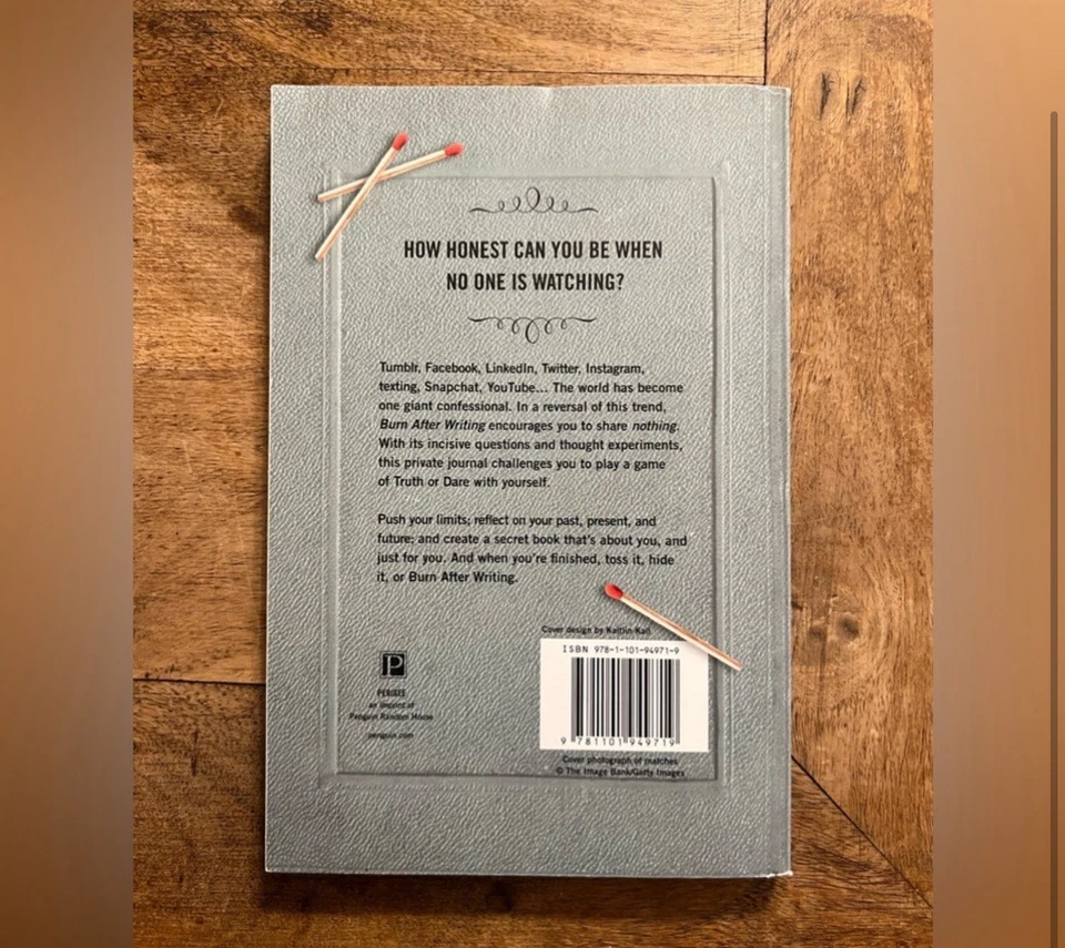 New, 3 Paperback Journals including Burn After Writing & In My Humble Opinion… - Image 4 of 4