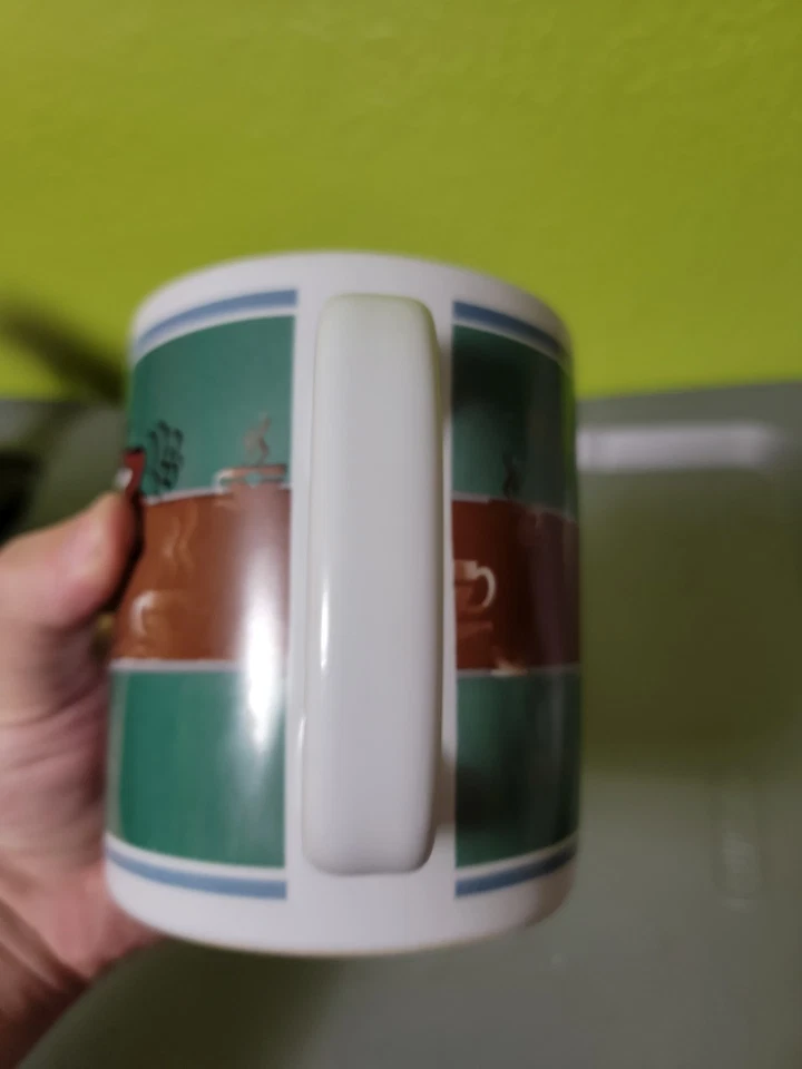 Vintage 1995 Warner Bros Taz Tasmanian Devil Looney Java Works Kaffeebecher groß - Bild 4 von 4