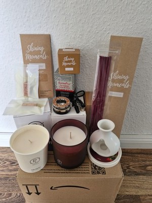 Partylite Set Maulbeere DWG, Autohalter, Duftstäbe, Halter u.v.m Wert 145 