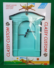    Classy Custom Cat or Dog Door   Small 5" By 8" Opening, Mint Color, NEW