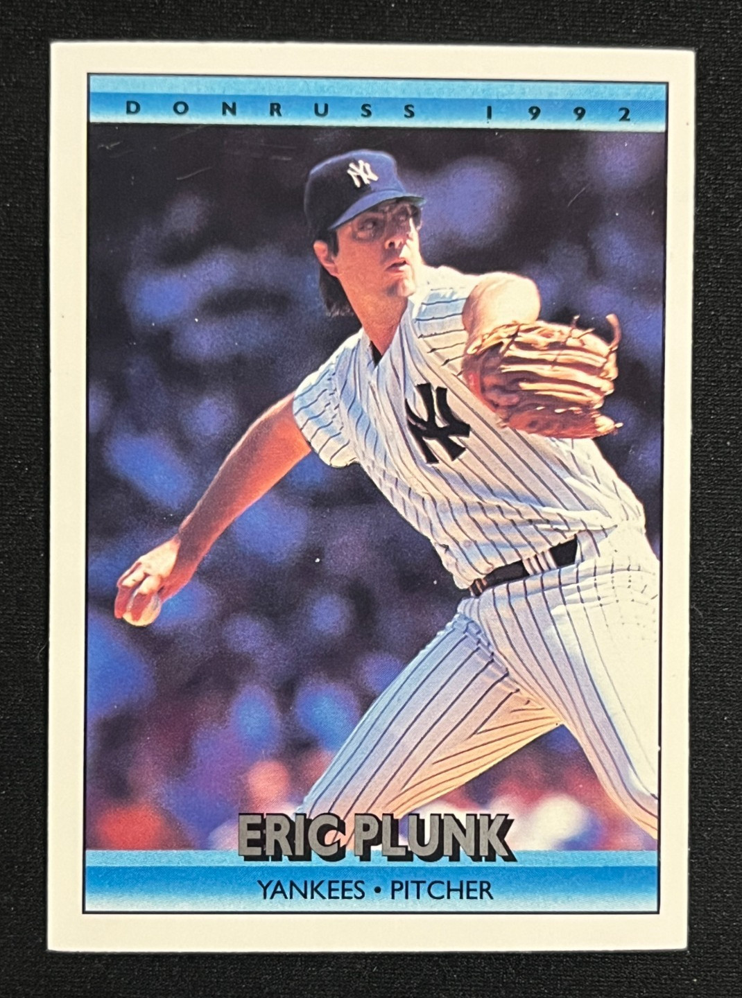 1992 Donruss Eric Plunk #554 Yankees