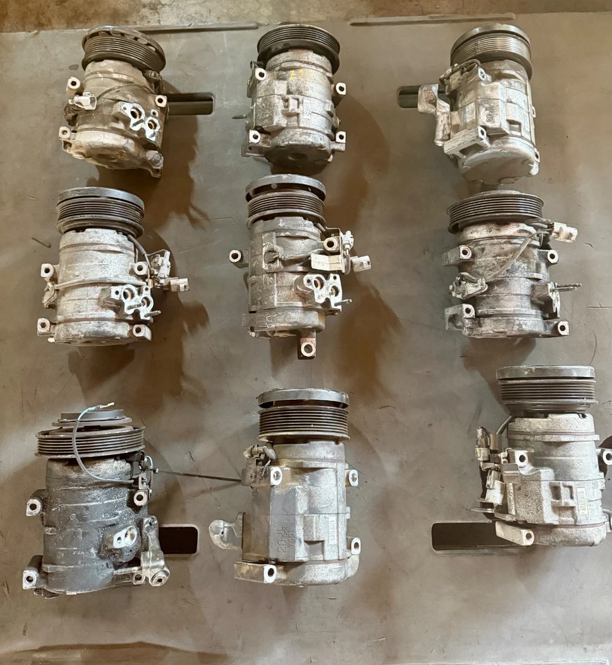 Compresor de aire acondicionado OEM 82-93 Ford Mustang 88 Mercury Cougar V6 V8 57388 Foto 2 de 2