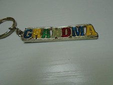 COLORFUL METAL GRANDMA 3" X .5" KEY CHAIN UNBRANDED KC314