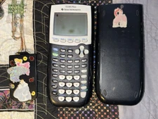 TEXAS INSTRUMENTS TI-84 PLUS GRAPHING CALCULATOR - BLACK