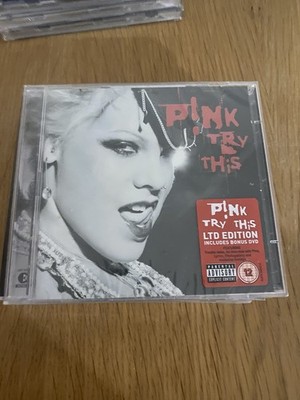 PINK - TRY THIS - LTD EDITION CD & DVD NEW AND SEALED