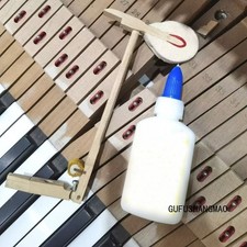 Piano Hammer Glue Keytops And Felts Cloth - 40ml Professional Tool USA