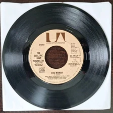 Electric Light Orchestra Evil Woman VG+ 45 RPM 7" 1975 United Artists 