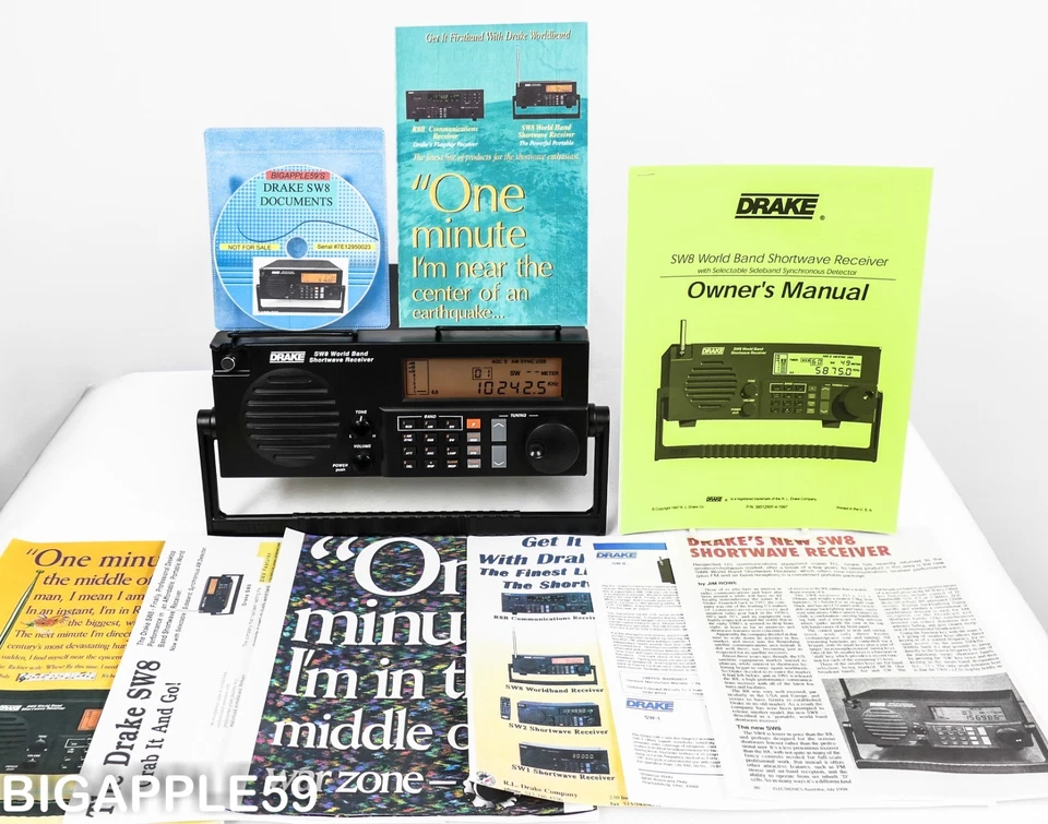 Receptor de radio Drake SW8 onda corta AM FM SSB-SYNC **SERIE POSTERIOR #7E12950023** Foto 2 de 4