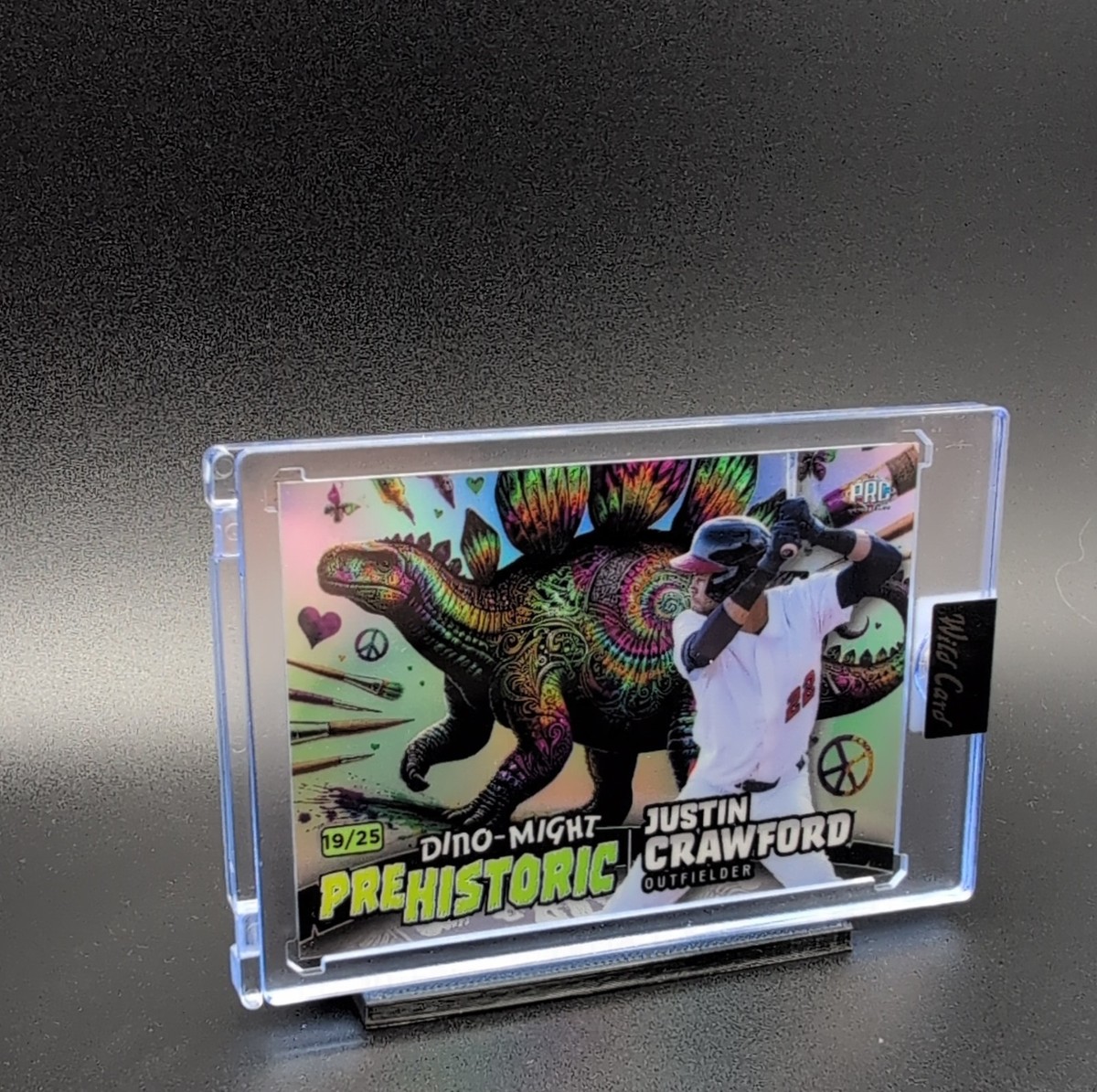 Wild Card 19/25 Justin Crawford Dino-Might Prehistoric Baseball
