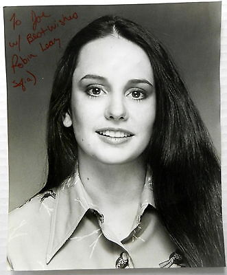 Робин Лири с автографом 8 x 10 фото ТВ мыло актриса как вращается мир 1981 ...
