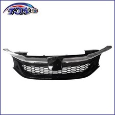 Front Grille Chrome Black Sport Style For Honda Accord Seden 2016 2017