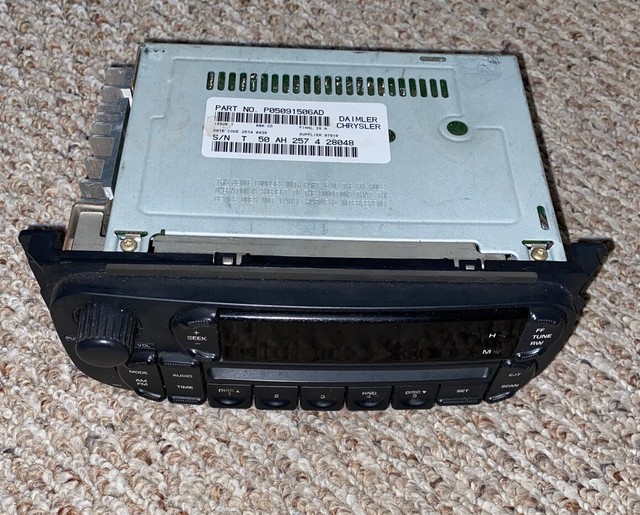 300m Chrysler 2003 RBK Am FM Radio CD Player W AUX Input P05091506AE