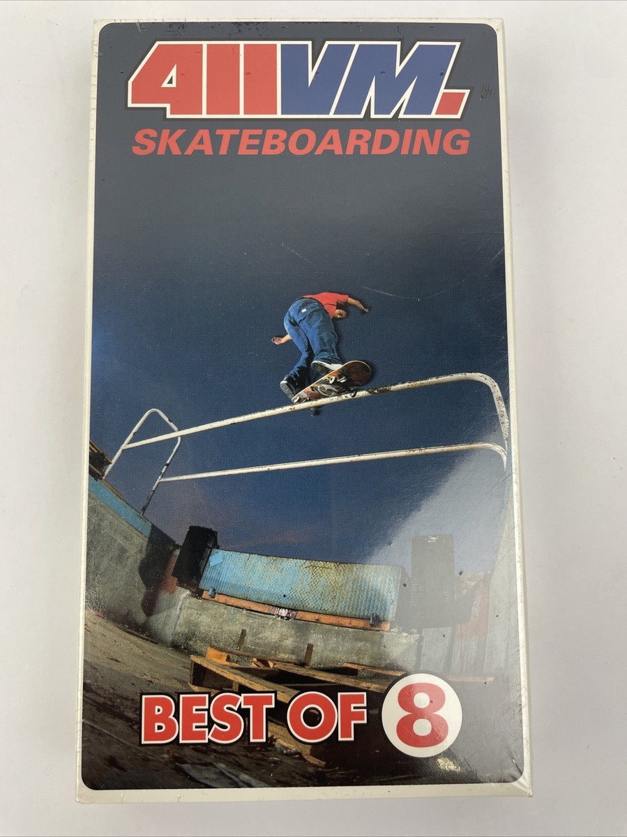 411 Skateboarding Video Magazine 411VM BEST OF 8, VHS 2000