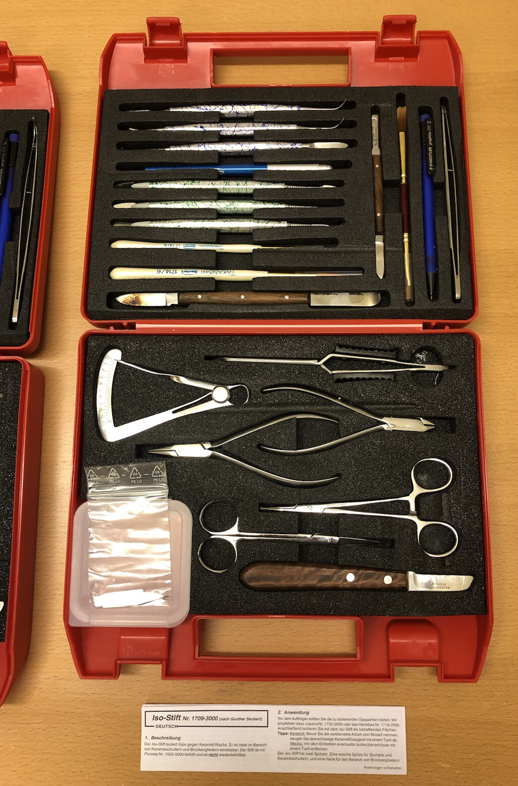 Zahntechnik Renfert Instrumentenset Wachmodelllierung & Keramik/ Dental