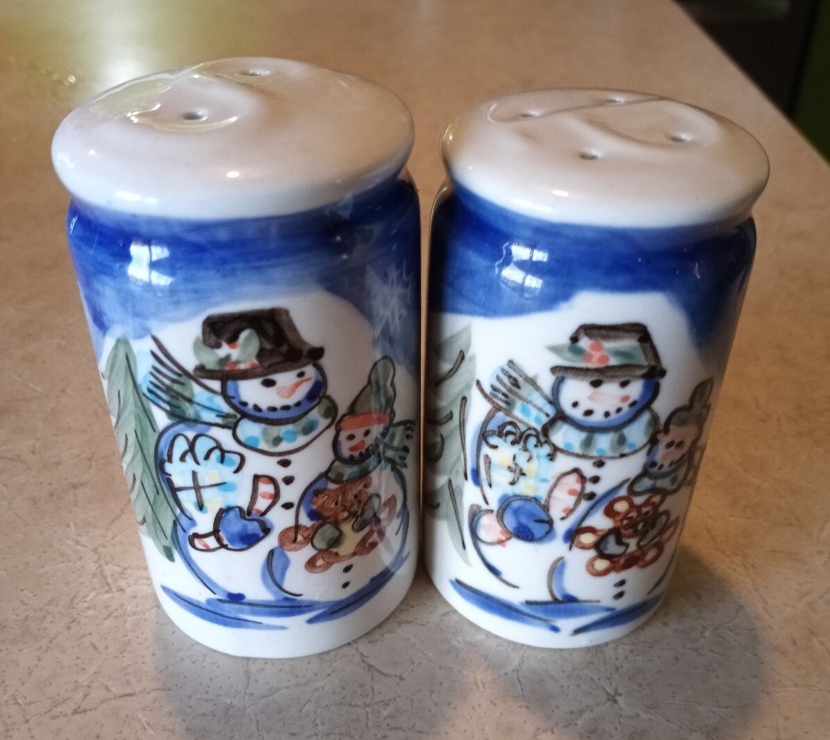 Winterland Christmas by Tabletops Unlimited Salt and Pepper Shaker Set