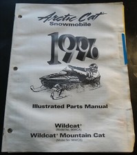 1996 ARCTIC CAT SNOWMOBILE WILDCAT ILLUSTRATED PARTS MANUAL P/N 2255-374 353 