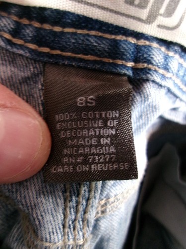 Urban Pipeline Up Carpenter Jean Youth 8 Blue Regular Straight Medium Wash Y2K - Picture 9 of 14
