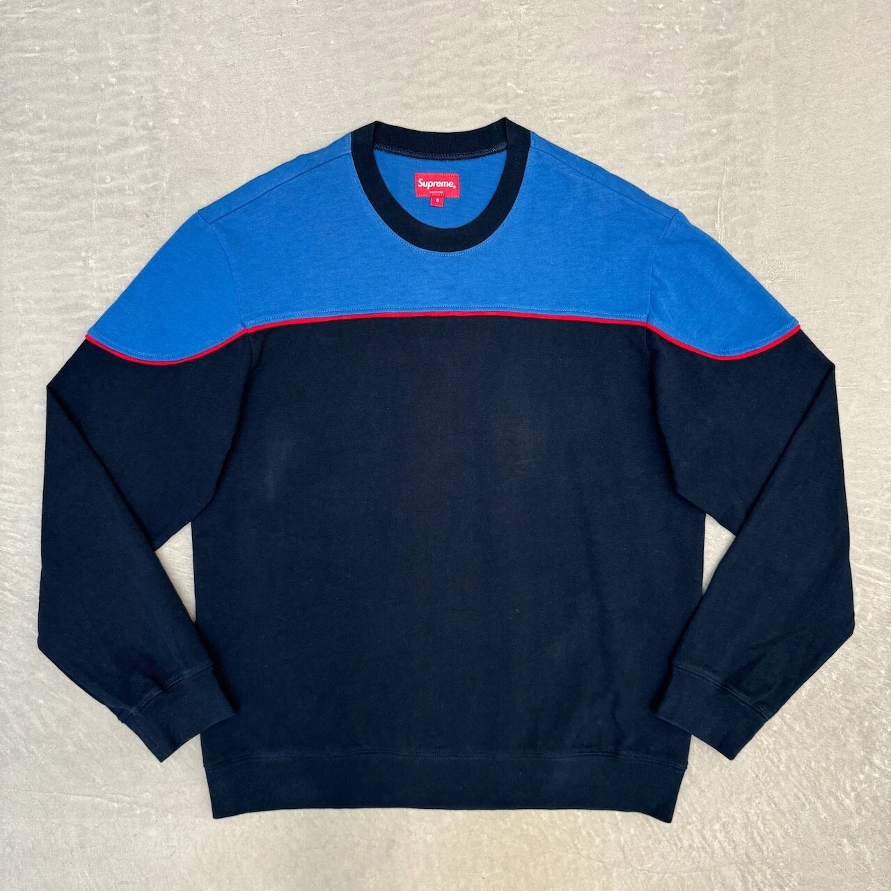 Sweat en coton bleu suprême