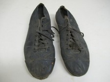 1947 Davenport Cubs Albert Kinsey Game Used Baseball Cleats with original photo