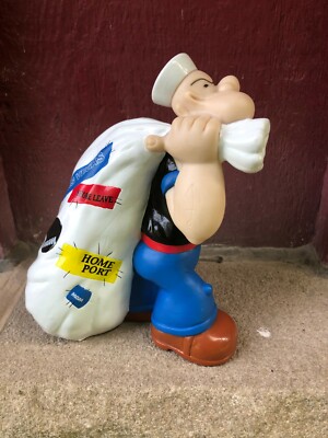 MIP UNUSED VINTAGE MGM exclusive VINYL POPEYE BANK (S18B)