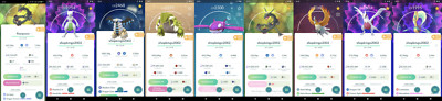 Pokémon Tra de Go ----- All Shiny Legendary 2019