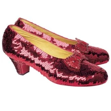 Vinyl Sticker Wizard of Oz Ruby Slippers 3.25X1.5"