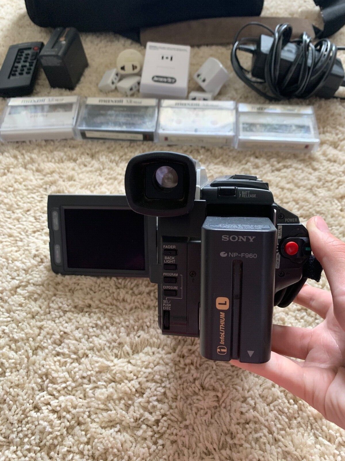 Sony DCR-TRV720 Digital 8 camera set