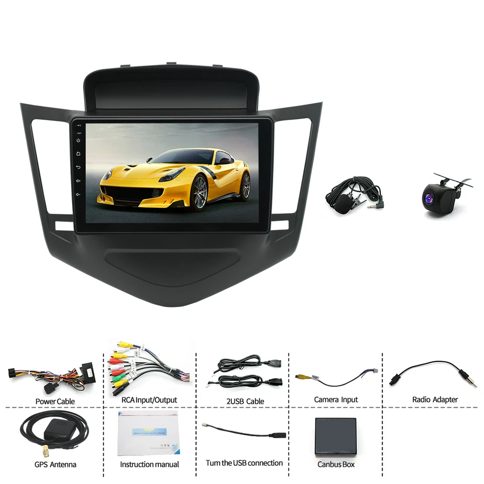 For Holden Cruze 2009-2016 CarPlay Android 14 Car Stereo GPS Head Unit + Camera - image 4 of 4