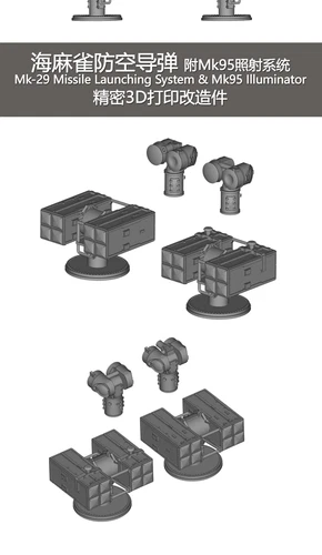 EV Model 1/700 Mk95 Mission Launching System Mk95 Illuminator - Bild 10 von 12
