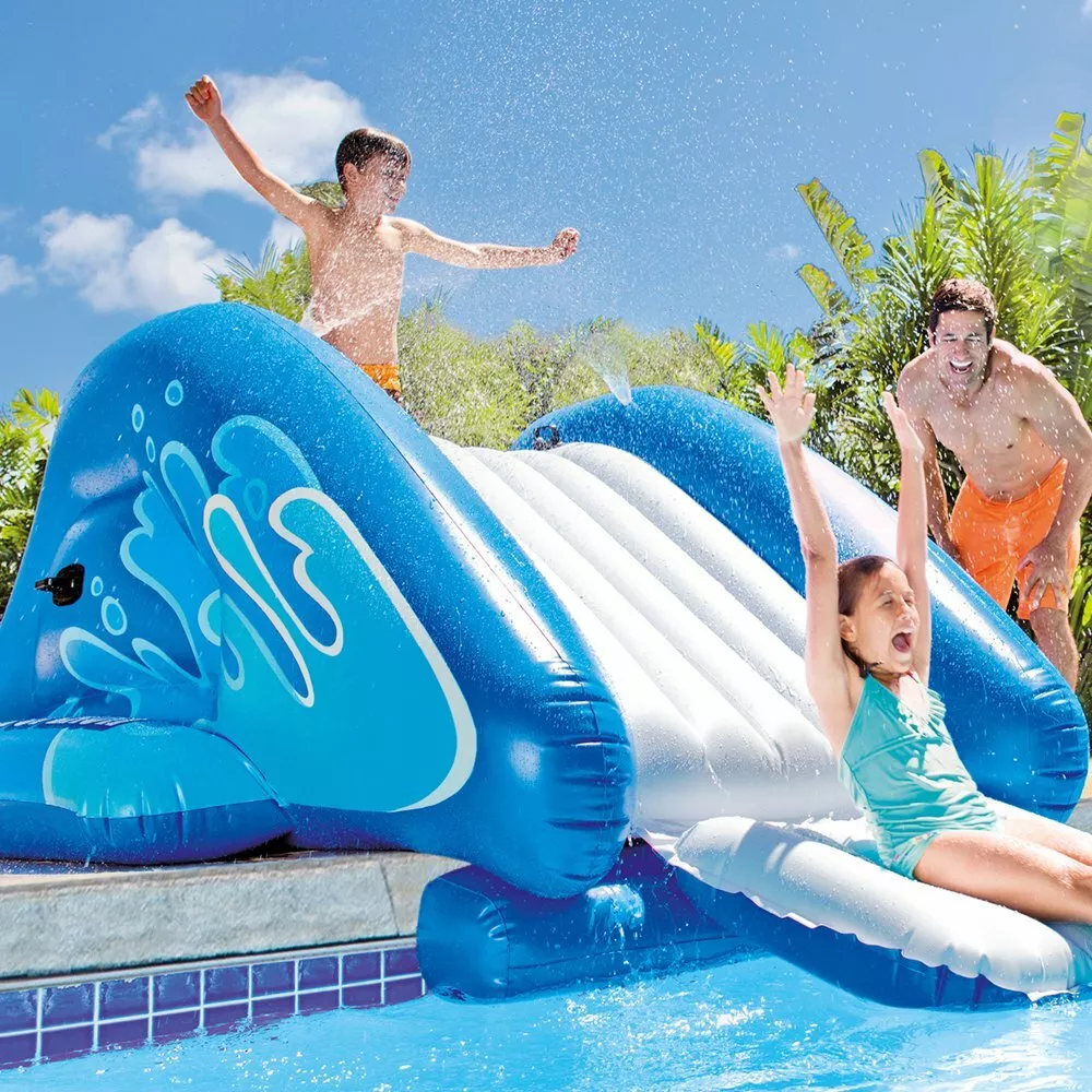 Large inflatable on sale water slide
