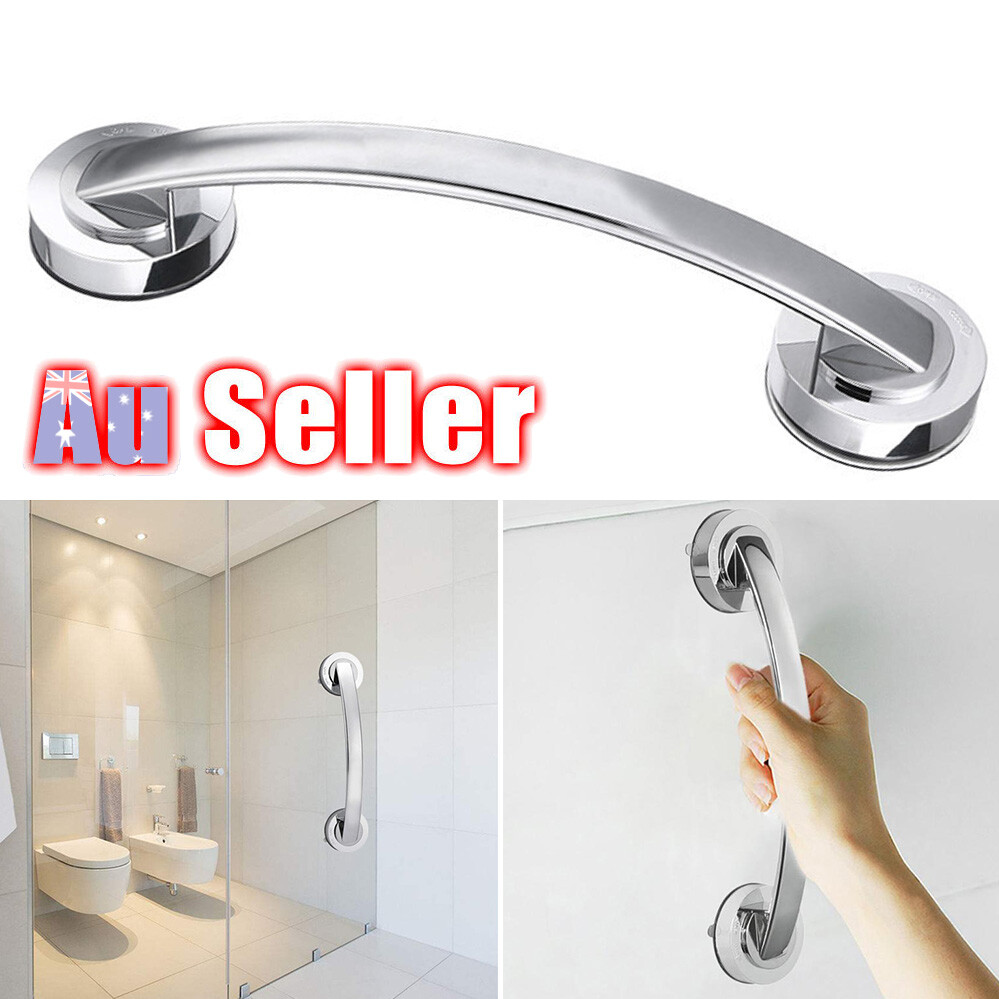 Safety Door Handle Shower Tub Grab Bar Suction Cup Grip Bath Bathroom  Handrail