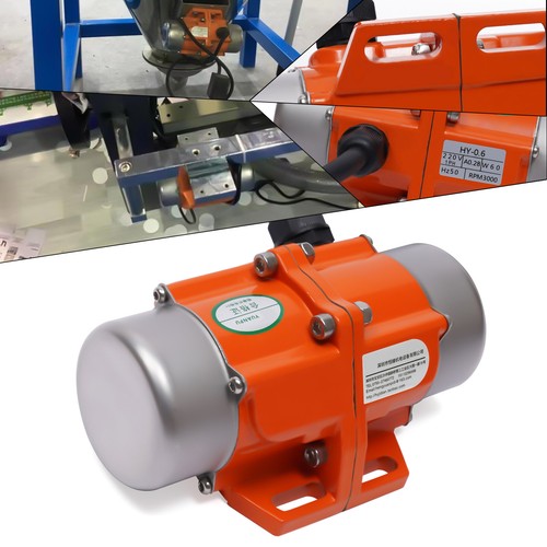 Vibrationsmotor Unwuchtmotor Asynchronous Vibrator Motor 1-Phase 220V 60W EU DHL