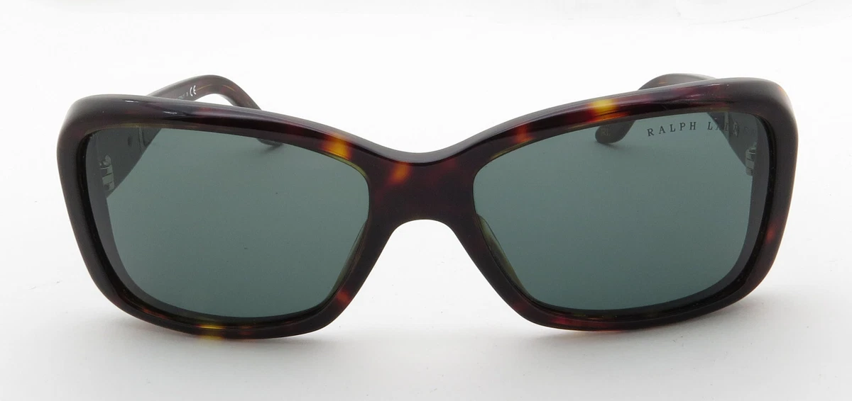 Ralph Lauren Womens Square Sunglasses RL8066 Brown Tortoise Frame Italy