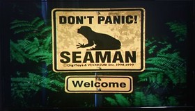 Seaman Kindan no Pet Dreamcast with Microphone Adapter & Mic HKT-7200 Japanese