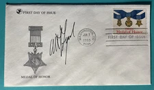 SIGNED ALLEN J. LYNCH FDC AUTO FIRST DAY COVER MEDAL OF HONOR - MOH - VIETNAM