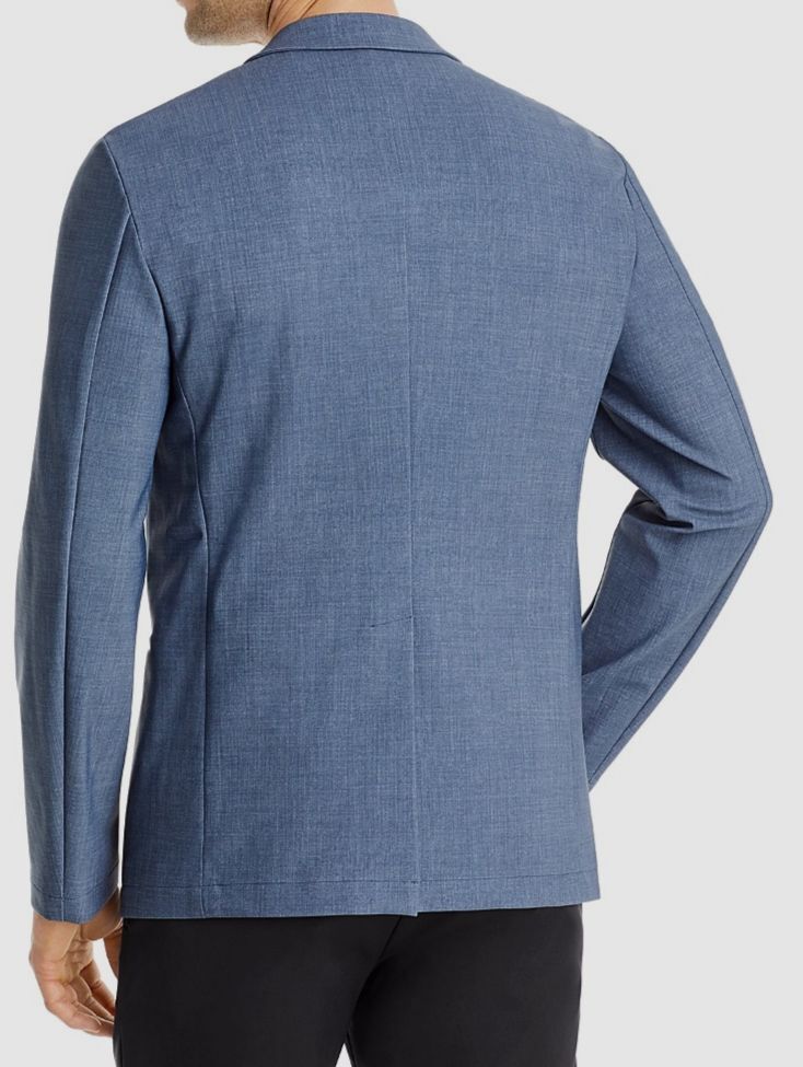 Theory Men's Clinton DPK W.Preci1 Color Dusty Blue Melange