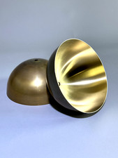 Brass dome lamp shades