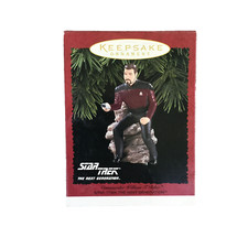 Commander William T Riker Star Trek 1996 Hallmark Keepsake Christmas Ornament