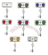 ORIGINAL LOWRIDER Chrome Rectangle Bicycle Mirror With Twisted Cage Cruiser Bike