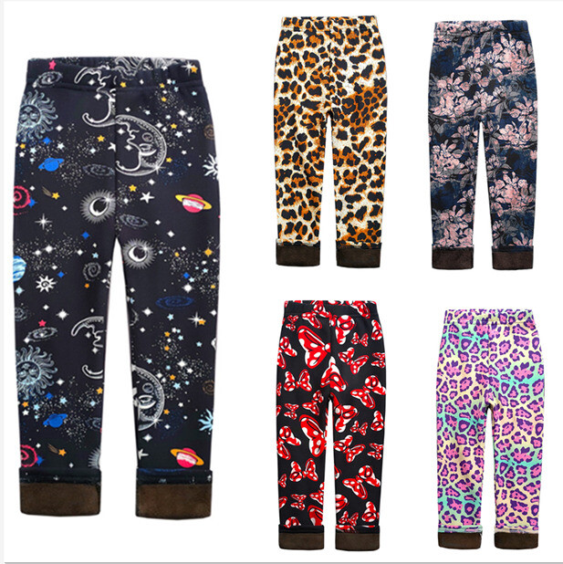 Kinder Thermo Leggins Leggings Mädchen Winter Hose Jeggings Strumpfhose