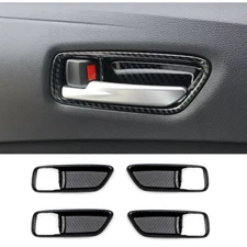 For Toyota Corolla 2019-2023 Carbon Fiber Interior Door Handle Bowl Cover Trim