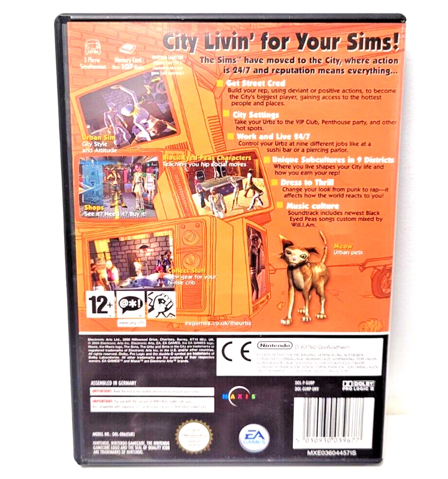 the Urbz Sims In the City Nintendo GameCube PAL UK Complete - Image 2 of 4