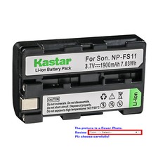 Kastar Replacement Battery for Sony NP-FS11 FS10 AC-VQ11  Sony DCR-PC5 Camera