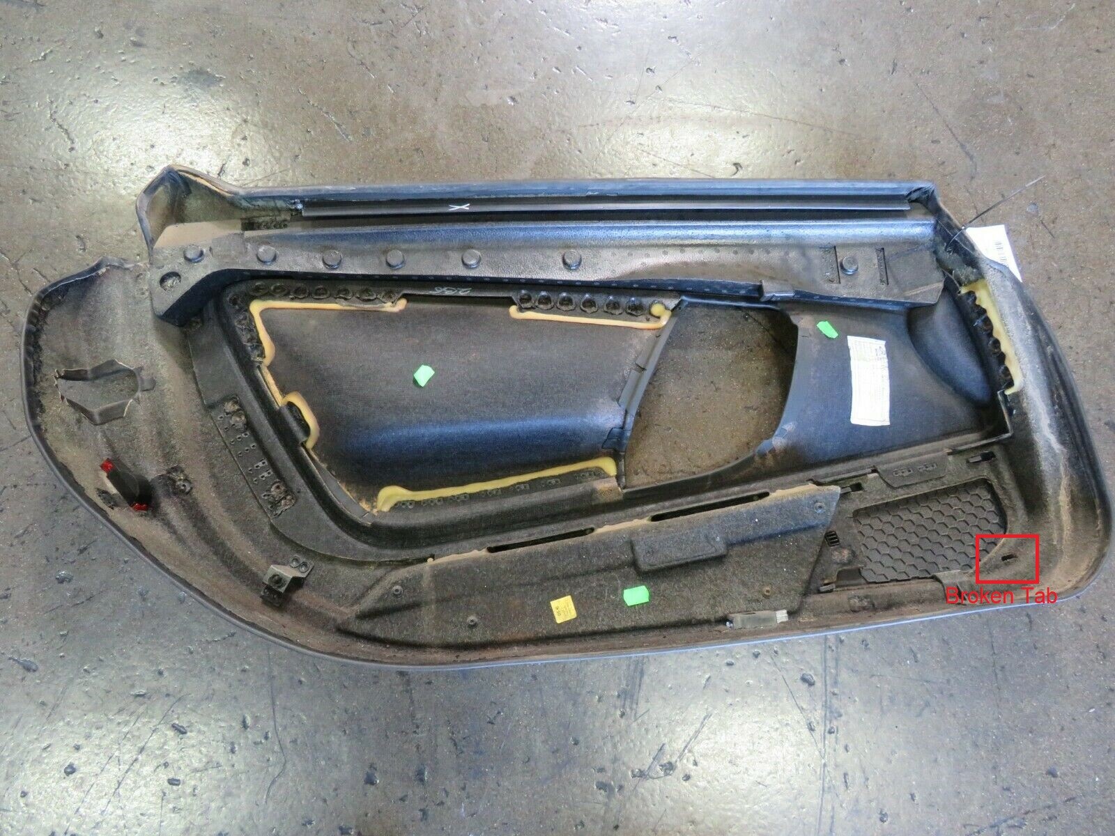 Lamborghini Gallardo, Spyder, RH, Right, Front Door Trim Panel, Used, Black