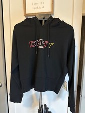 DKNY sweatshirt Hooded Logo Cotton Sweatshirt 69.50