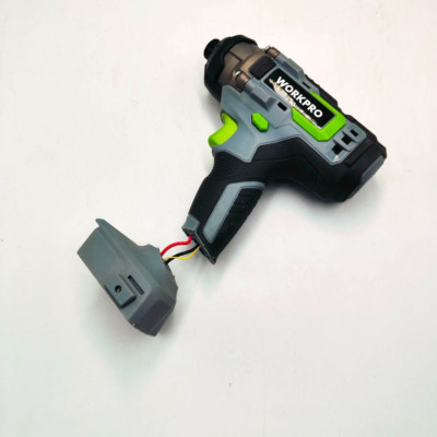 Workpro 20V Akku Schlagschrauber - funktionstüchtig, Basis defekt, für Ersatzteile/Reparatur
