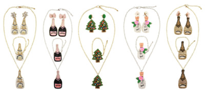 HOFF Interieur Jewellery Set Festive Gala Figurative Silvester Party Christmas
