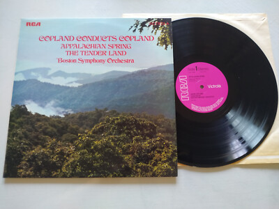 Copland Conducts Copland Appalachian Spring Tender Land LP 12 '' vinyl VG/VG Am