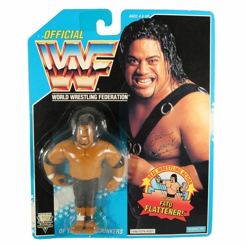 WWF Hasbro-Fatu Headshrinkers (Series 10) Blue Car...