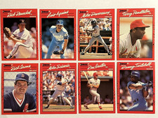 1990 Donruss Baseball -Lot of 8 cards (#112, 179, 282, 299, 305, 316, 317, 322)
